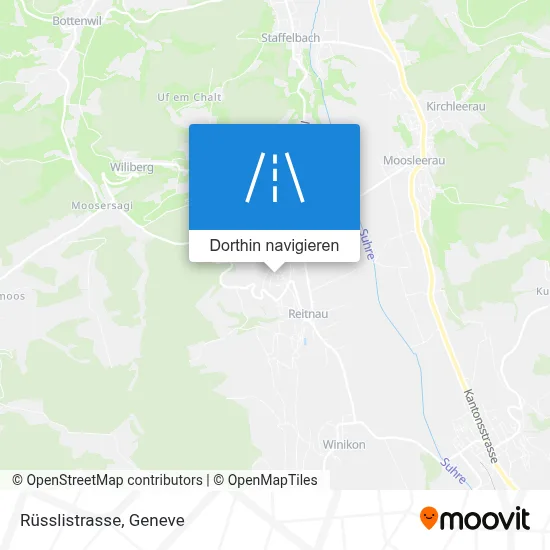 Rüsslistrasse Karte