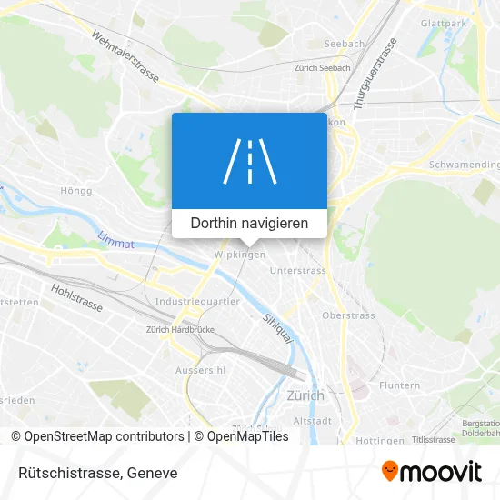Rütschistrasse Karte