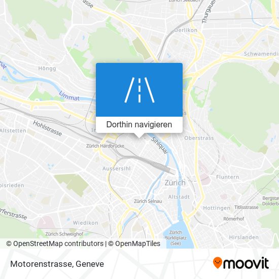 Motorenstrasse Karte