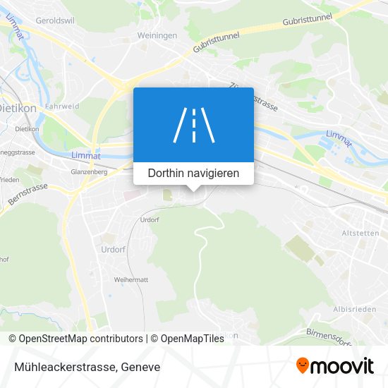Mühleackerstrasse Karte
