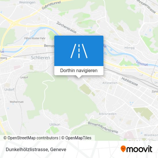 Dunkelhölzlistrasse Karte