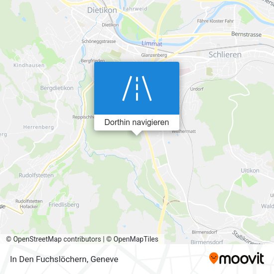 In Den Fuchslöchern Karte