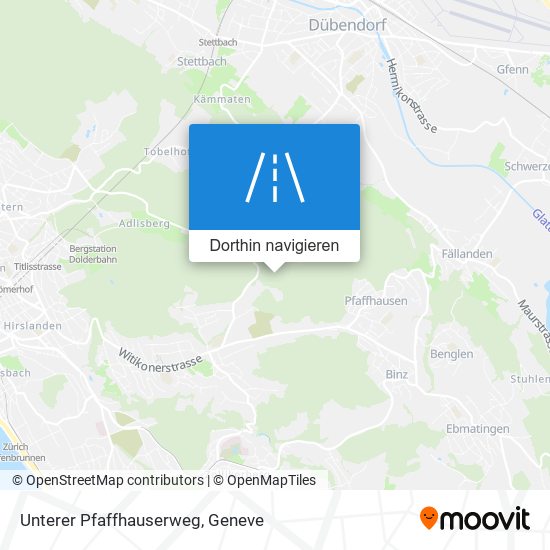 Unterer Pfaffhauserweg Karte