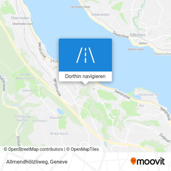 Allmendhölzliweg Karte