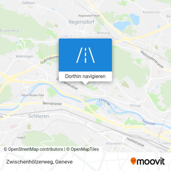 Zwischenhölzerweg Karte