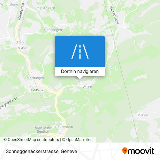 Schneggenackerstrasse Karte