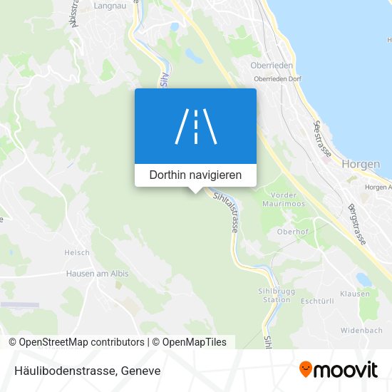 Häulibodenstrasse Karte