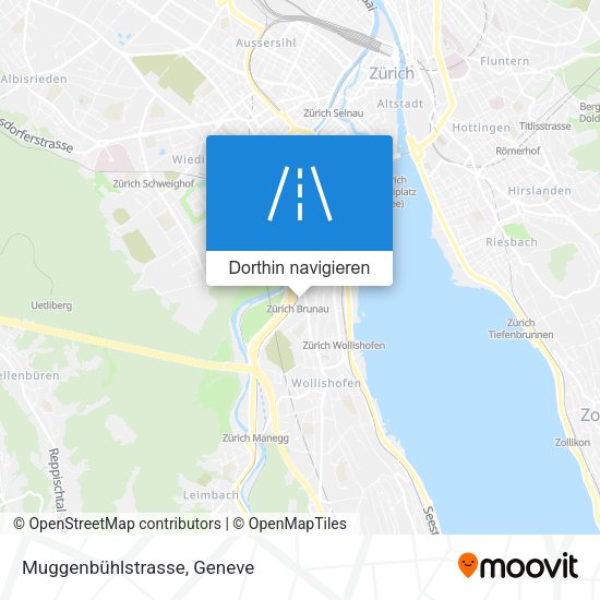 Muggenbühlstrasse Karte