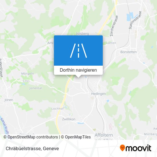 Chräbüelstrasse Karte
