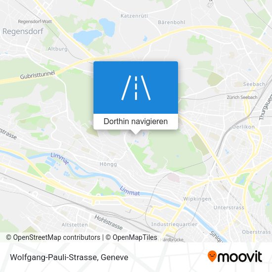 Wolfgang-Pauli-Strasse Karte