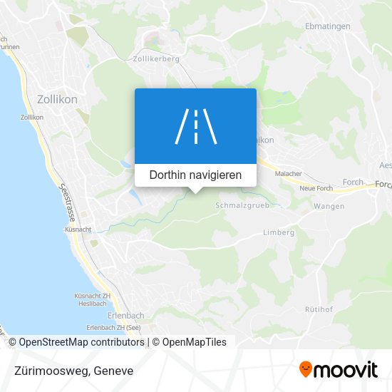 Zürimoosweg Karte