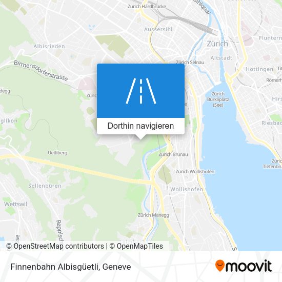 Finnenbahn Albisgüetli Karte