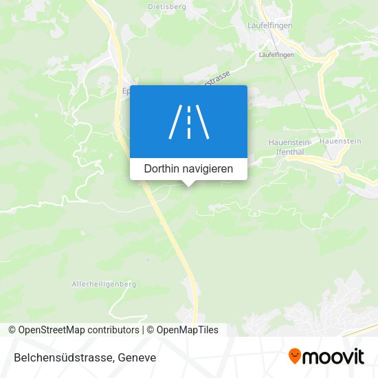 Belchensüdstrasse Karte