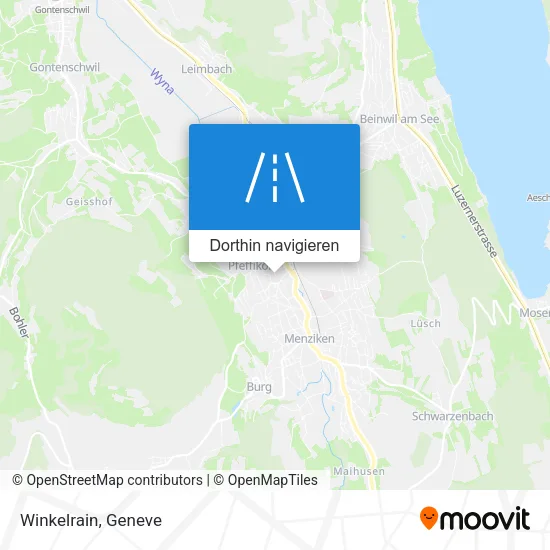 Winkelrain Karte