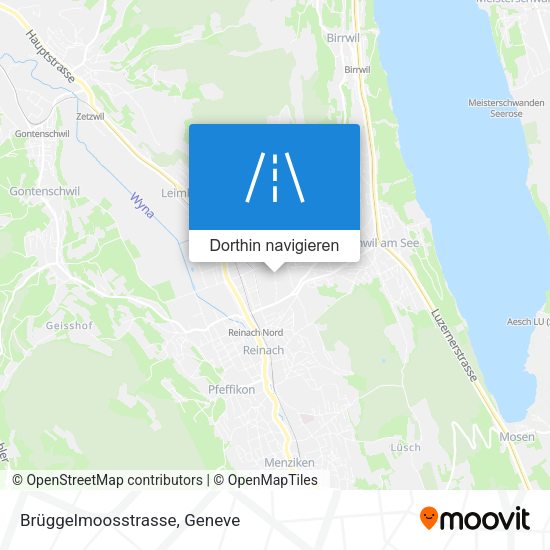 Brüggelmoosstrasse Karte