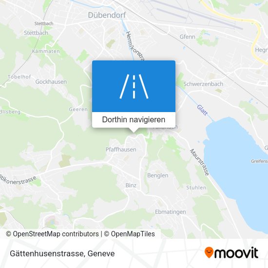 Gättenhusenstrasse Karte