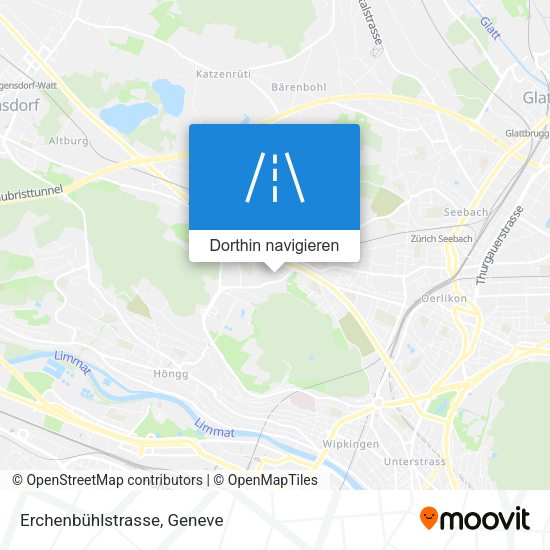 Erchenbühlstrasse Karte