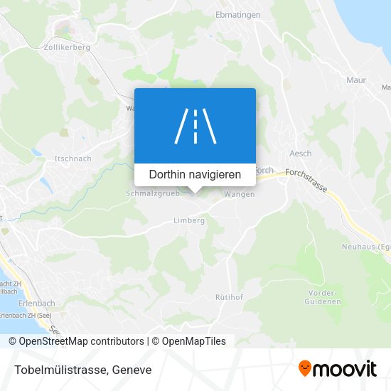 Tobelmülistrasse Karte