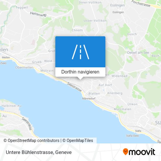 Untere Bühlenstrasse Karte