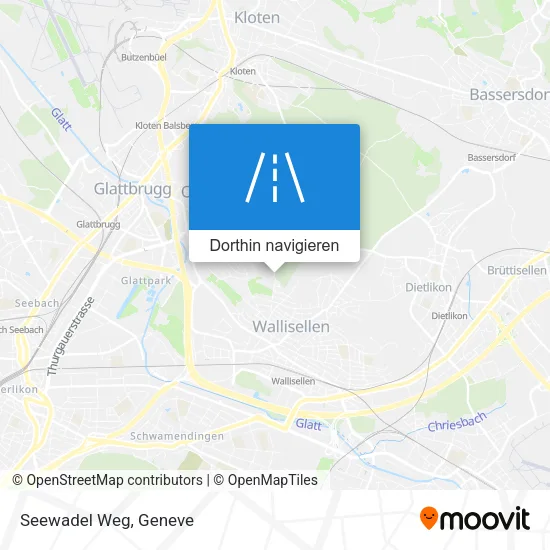 Seewadel Weg Karte