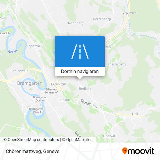Chörenmattweg Karte