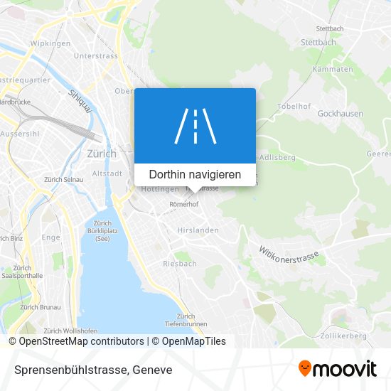 Sprensenbühlstrasse Karte