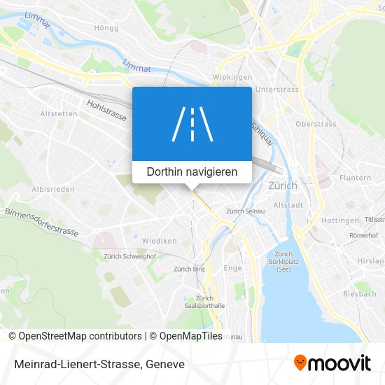 Meinrad-Lienert-Strasse Karte