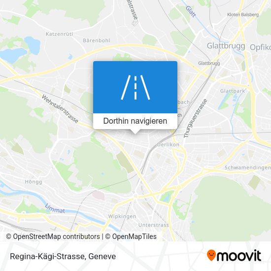 Regina-Kägi-Strasse Karte