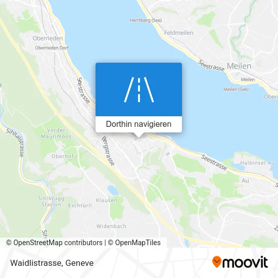 Waidlistrasse Karte
