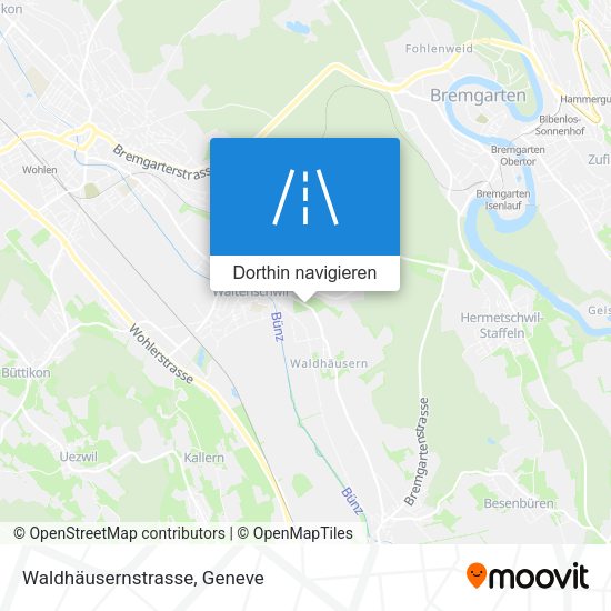 Waldhäusernstrasse Karte