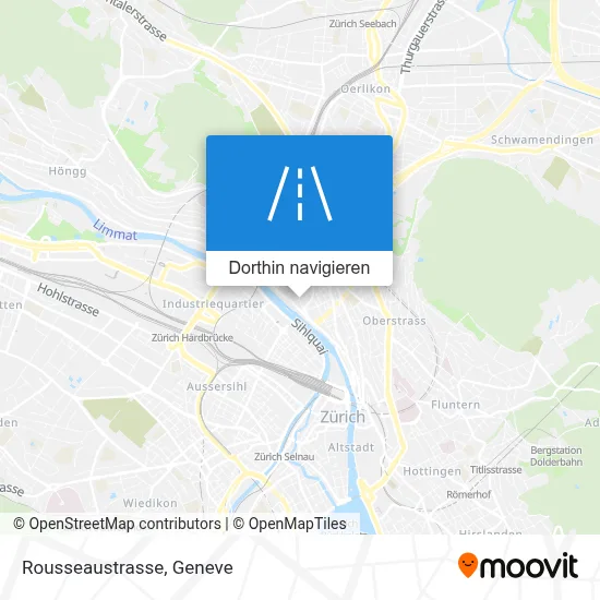 Rousseaustrasse Karte