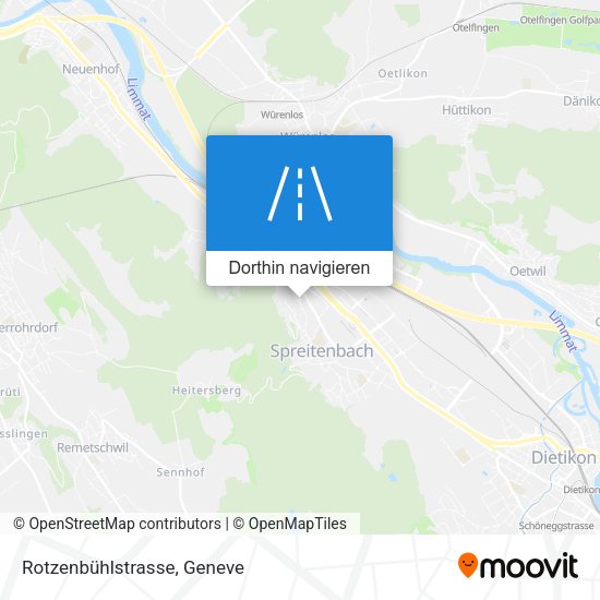 Rotzenbühlstrasse Karte