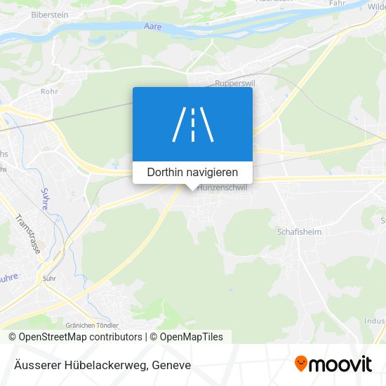 Äusserer Hübelackerweg Karte