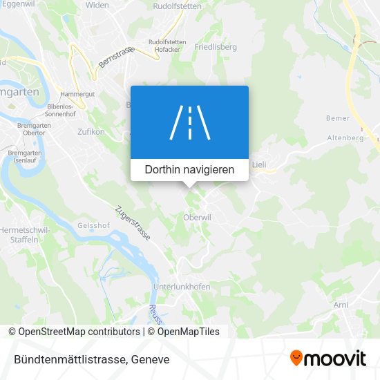 Bündtenmättlistrasse Karte