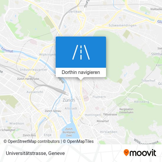 Universitätstrasse Karte