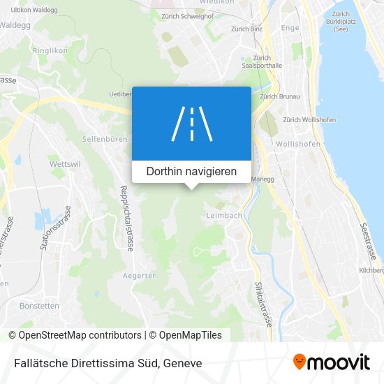 Fallätsche Direttissima Süd Karte