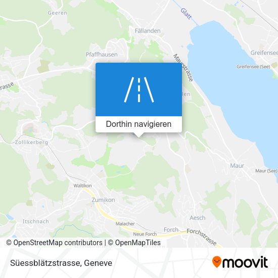 Süessblätzstrasse Karte