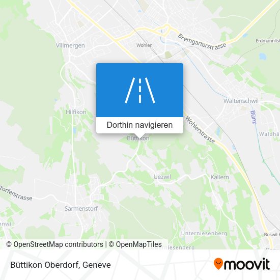 Büttikon Oberdorf Karte