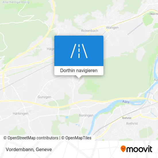 Vordembann Karte