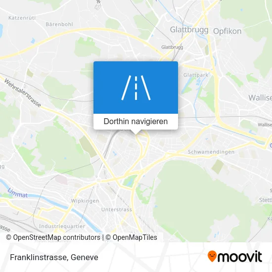 Franklinstrasse Karte