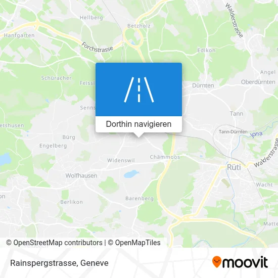 Rainspergstrasse Karte