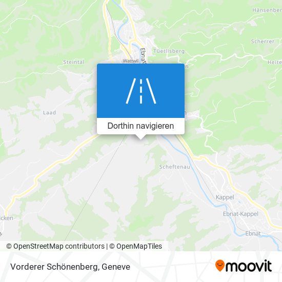 Vorderer Schönenberg Karte