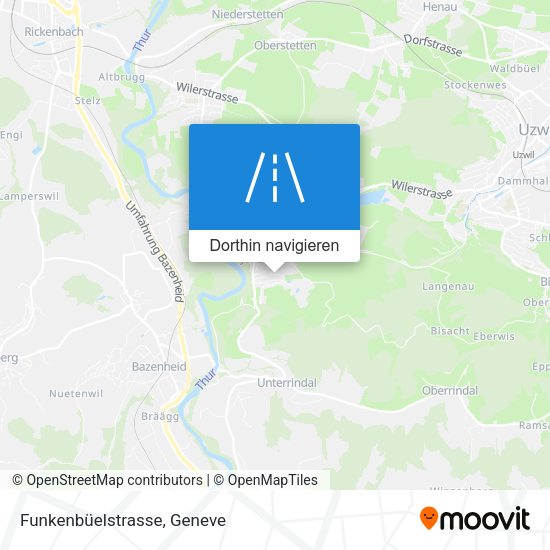 Funkenbüelstrasse Karte