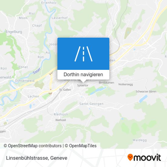 Linsenbühlstrasse Karte