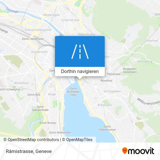 Rämistrasse Karte