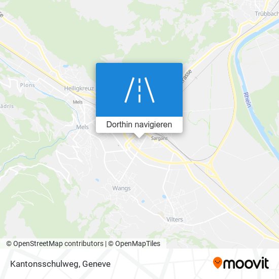 Kantonsschulweg Karte