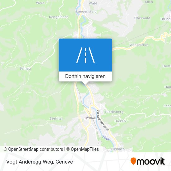 Vogt-Anderegg-Weg Karte