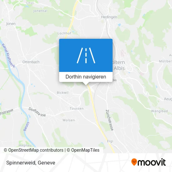 Spinnerweid Karte