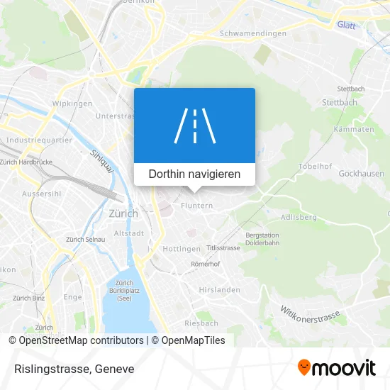 Rislingstrasse Karte