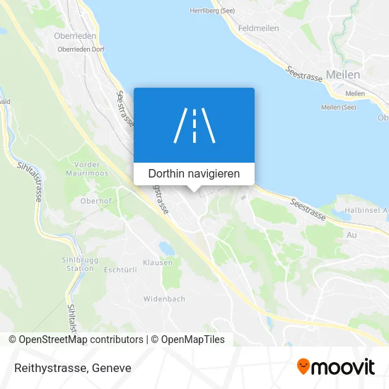 Reithystrasse Karte